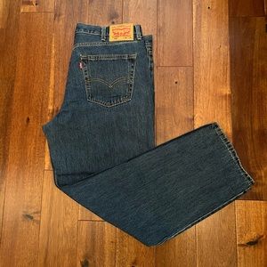 Men’s Levi’s 550 Denim Blue Jeans Relaxed straight leg